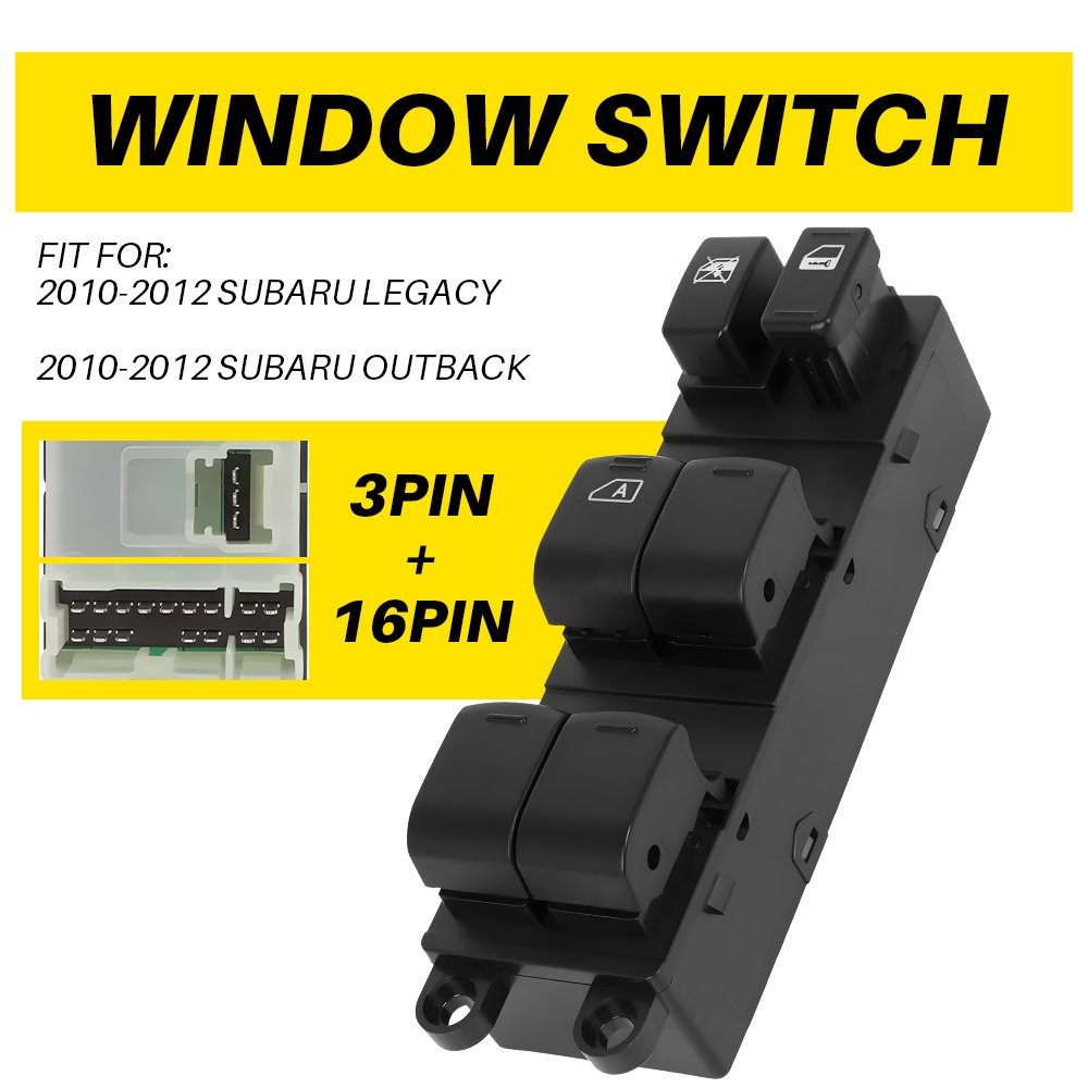 For 2010-2012 Subaru Legacy/Outback Power Window Master Control Switch Left Side