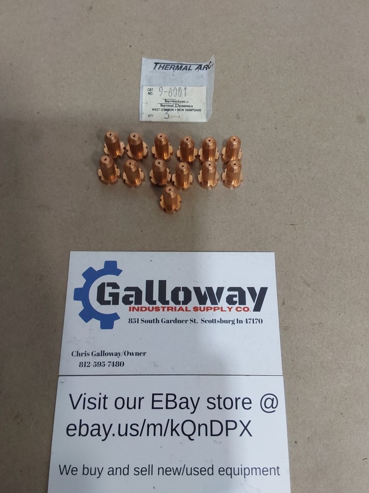 (13 Pcs) Thermal Dynamics 9-6001 plasma tip,