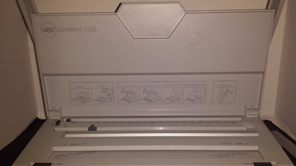 GBC CombBind C500 Comb Spreader/ Comb Binding Machine/ Binder