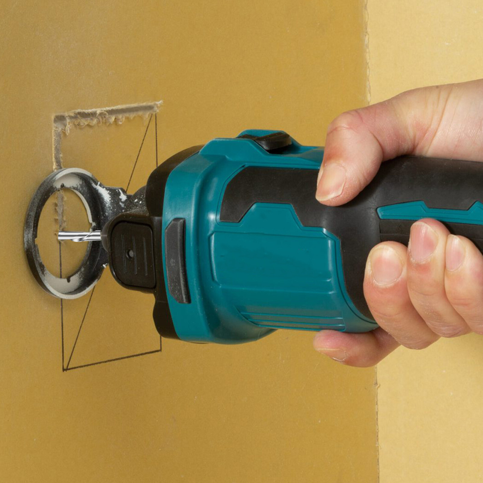 12Pcs 3/16" Drywall Cut Out Bit GuidePoint Cutout Router Bit Rotary Tool Saw Bit