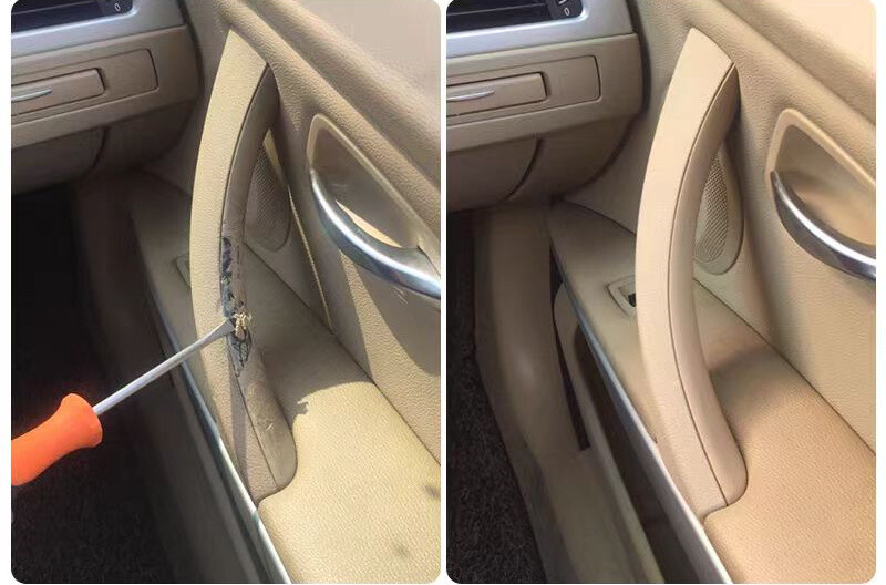 For BMW 3 Series E90 E91 Rear Left Side Inner Door Panel Handle Pull Trim Cover