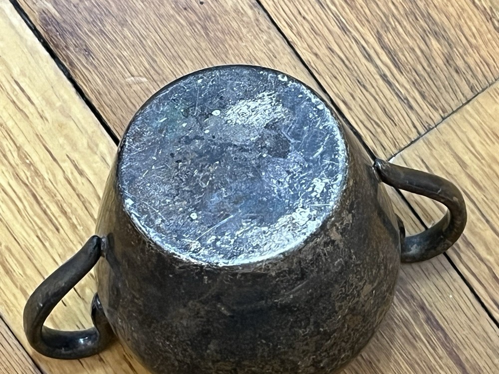 Gotham Silver on Copper Sugar (No Lid) & Creamer Set