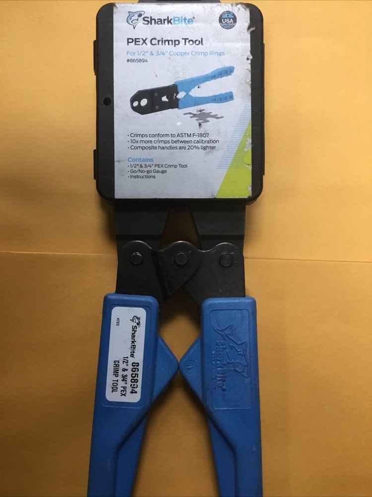 SharkBite 1/2” & 3/4” PEX Crimp Tool 865894