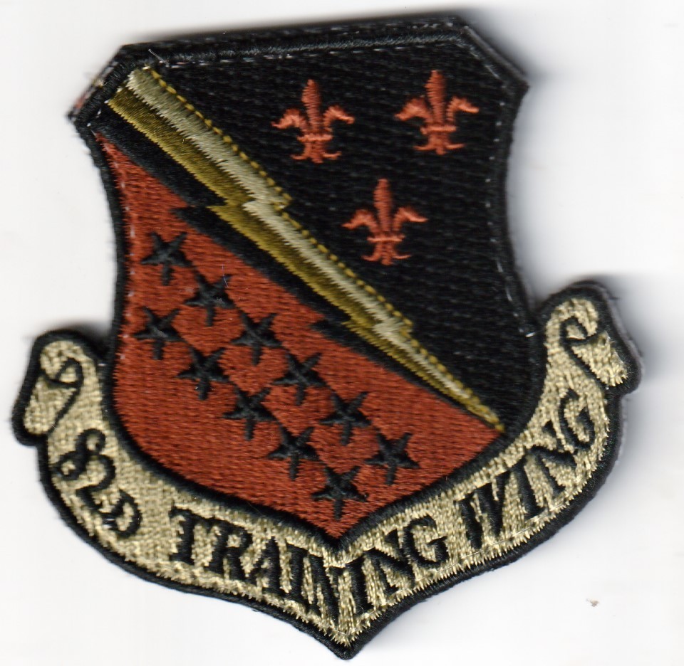 USAF AIR FORCE 82d Training Wing Sheppard AFB Texas patch