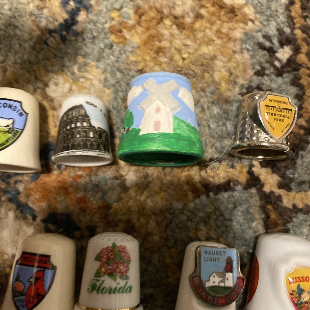 Small Thimble Collection 46 Total