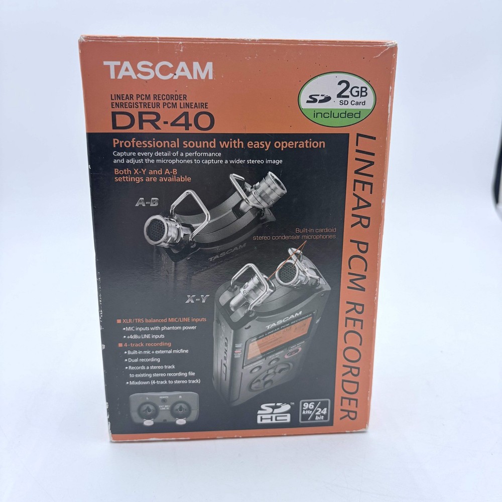 Tascam DR-40 Linear PCM Recorder