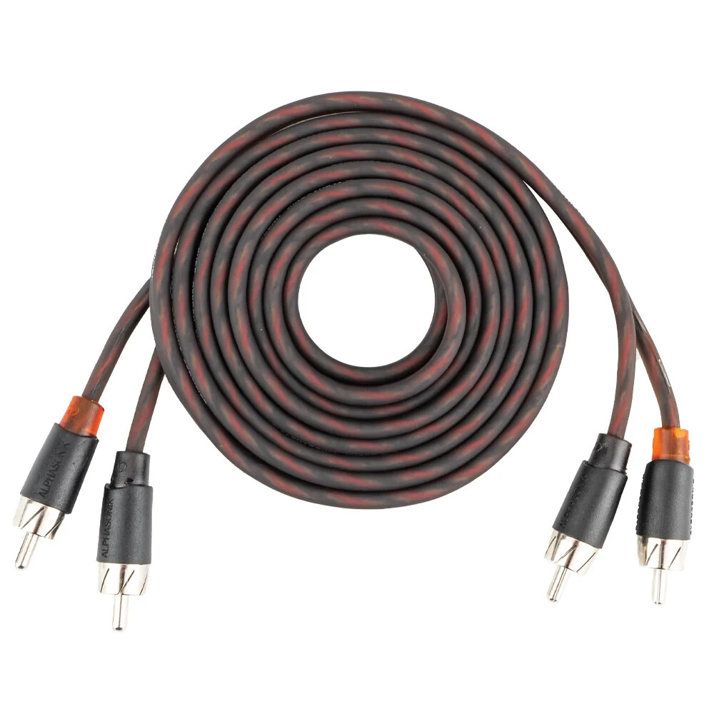 ALPHASONIK 3 FT RCA CABLE 2 CHANNEL HYPER FLEX INTERCONNECT AUDIO WIRE FLEX-R3