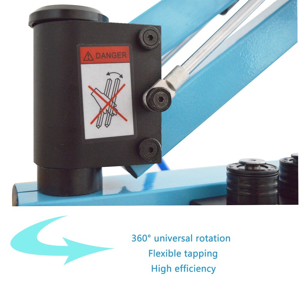 M3-M16 Vertical Pneumatic Tapping Machine Precision Tapper Arm Metal Drill Tap