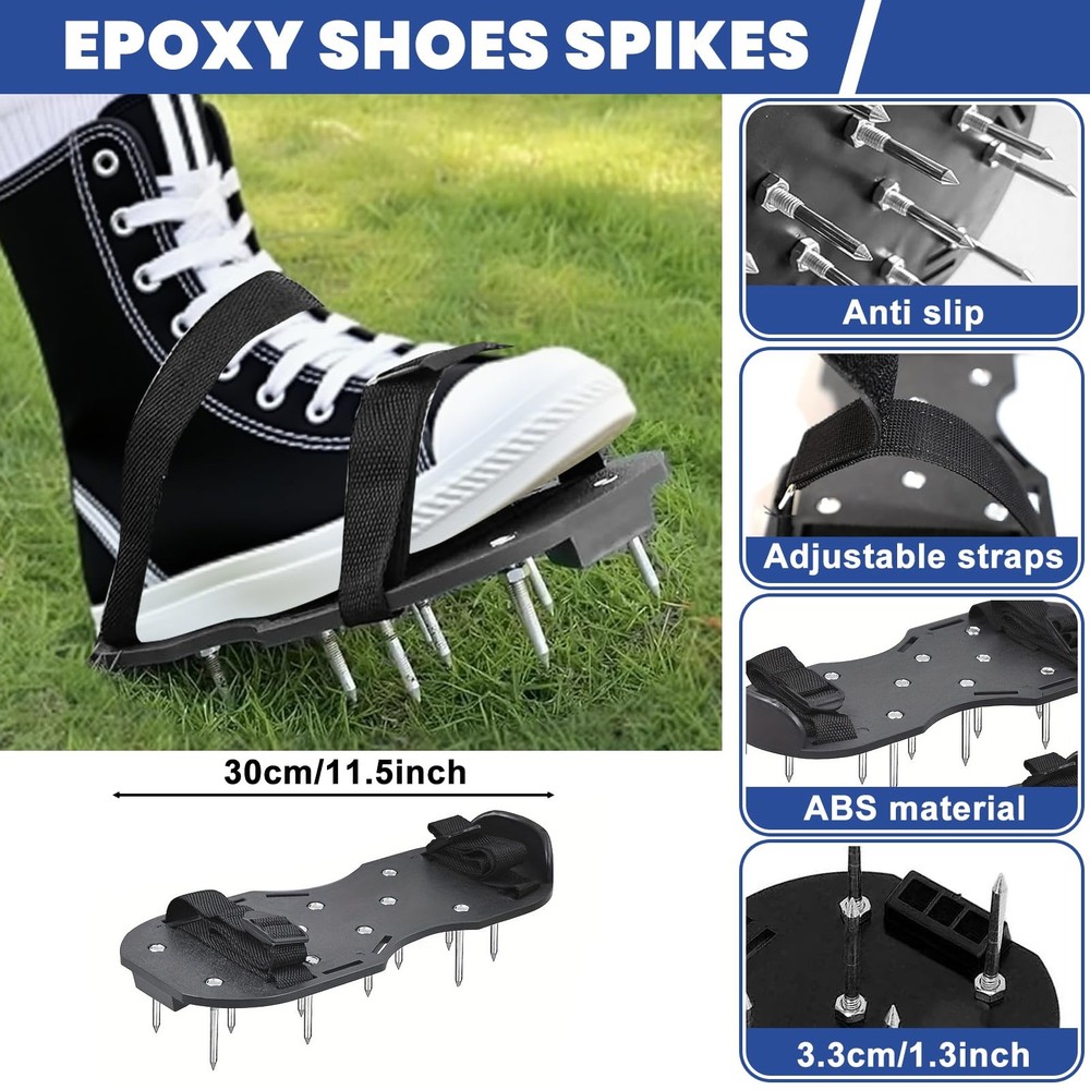 Self-Levelling Cement Tool Kit, Epoxy Floor Kit, Spike Roller for Self Leveli...