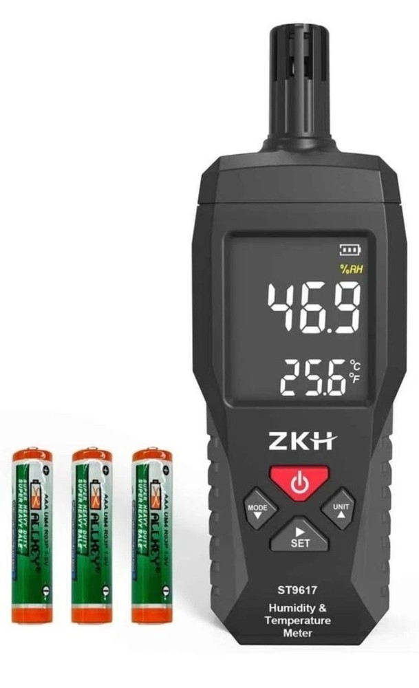 ZKH Digital Humidity & Temperature Meter