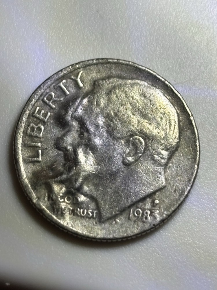 1983 D dime With A Few Errors