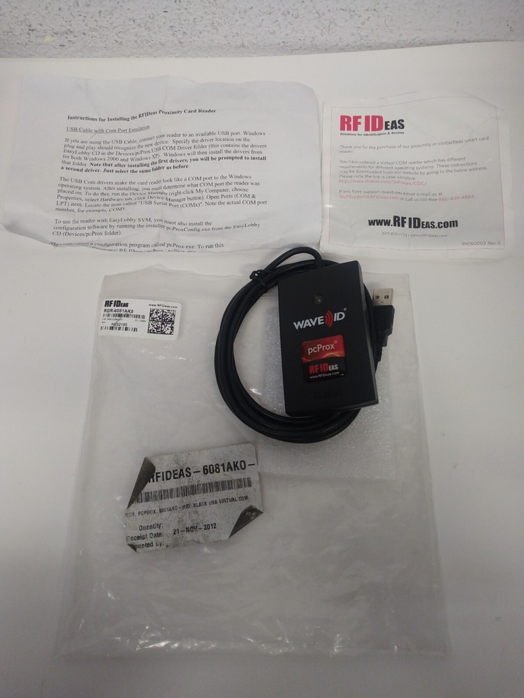 RDR-6081AK0 PCPROX HID ENROL USB CDC READER (USB VIRTUAL COM)