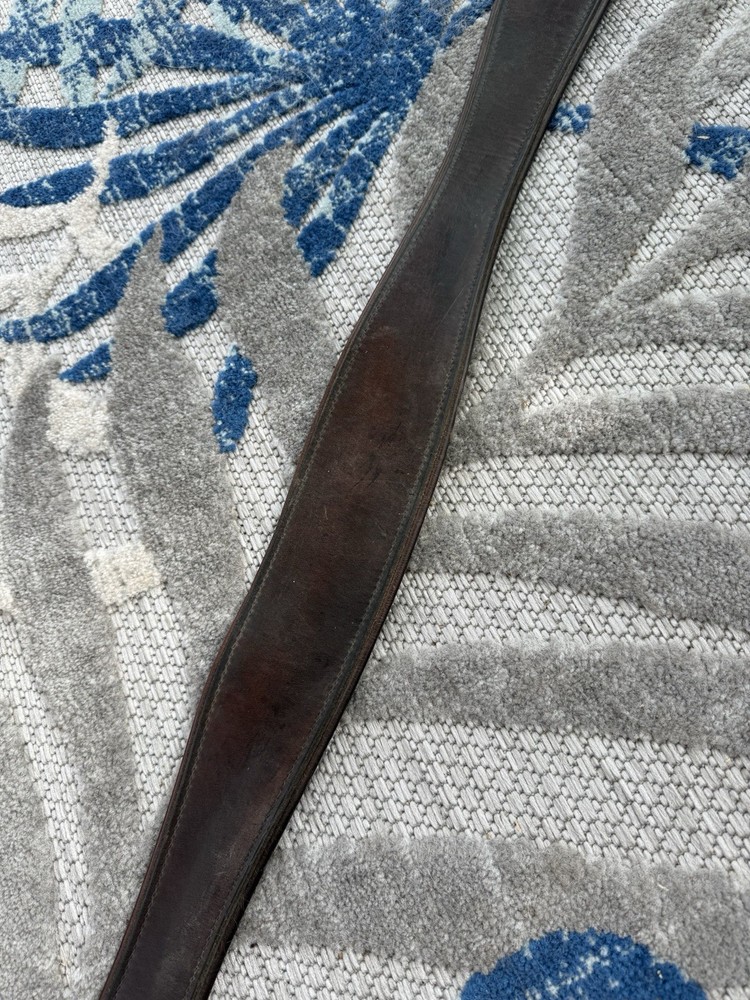 48” Crosby Brown Leather Girth