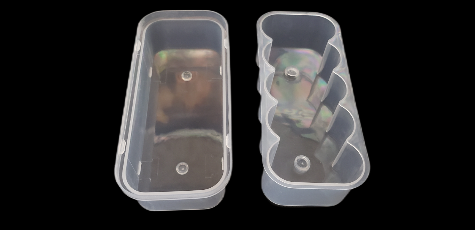 Clear Plastic 10 x 10mL Vial Storage Box Case New Free Shipping