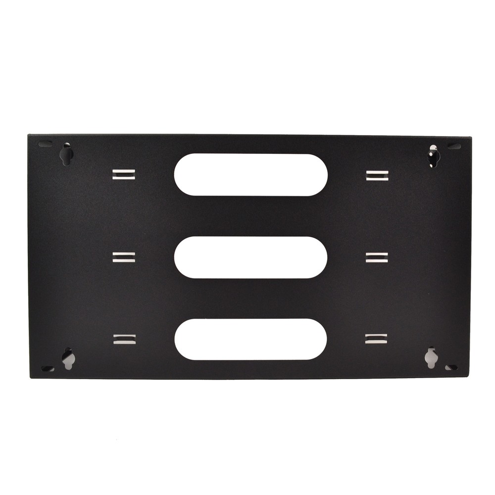 19" Six Space 6U Steel Wall Mount Hinged Swing Out Patch Panel Bracket 6" Deep