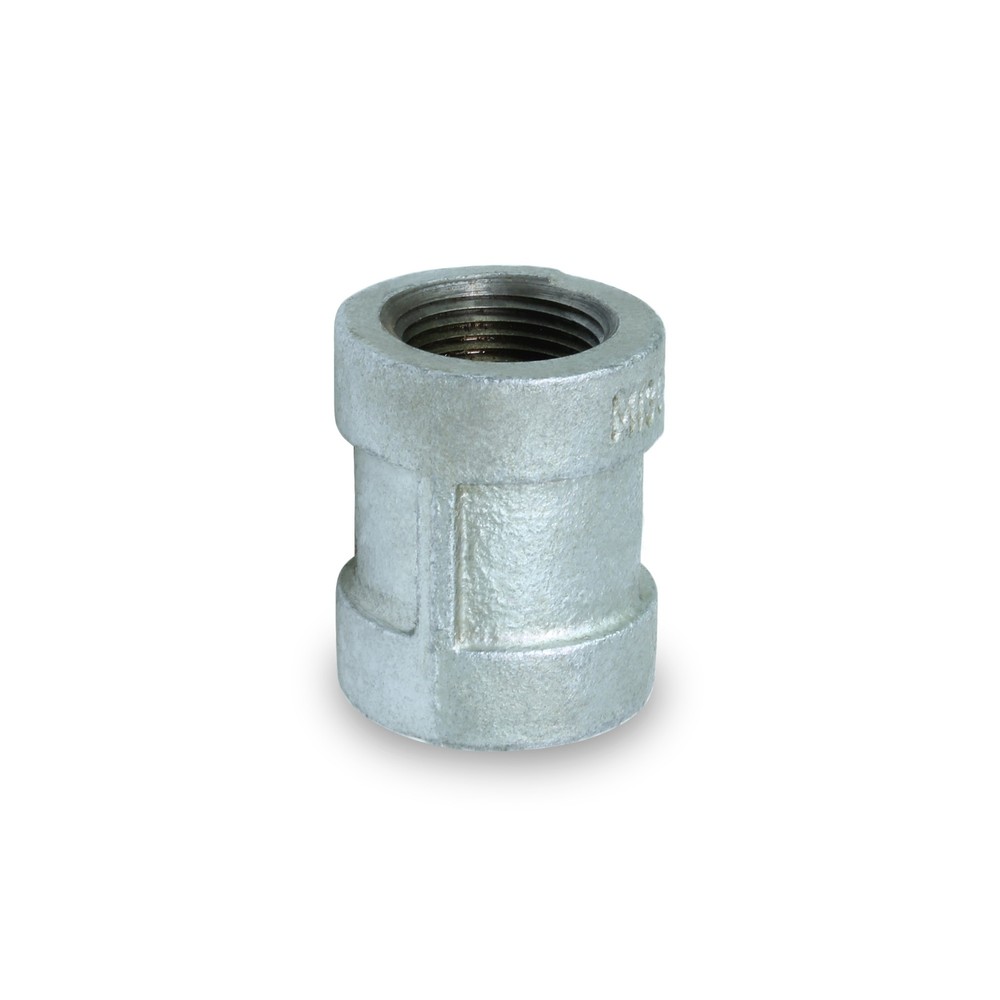 Extra Heavy Coupling Malleable 1/2" FNPT Threaded, Galvanized