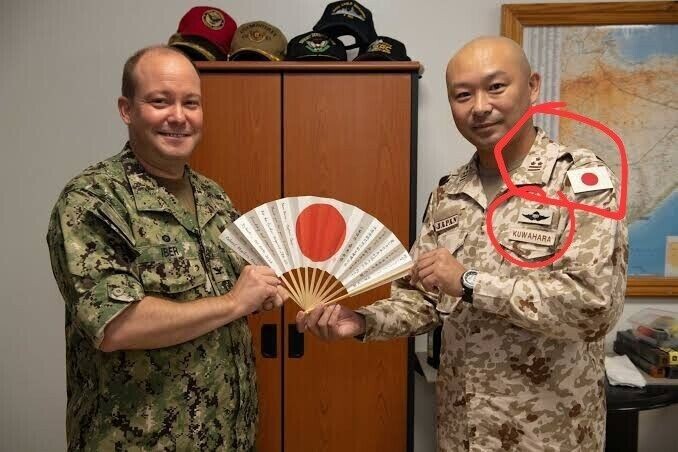 JAPAN DEPLOYMENT SEW ON FLAG HOOK & LOOP BACK JAPAN SELF DEFENSE FORCE JSDF