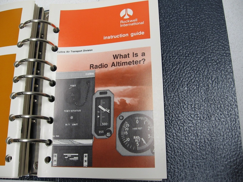 Collins Avionics Pilot's Guides + Diagnostic Code Tags