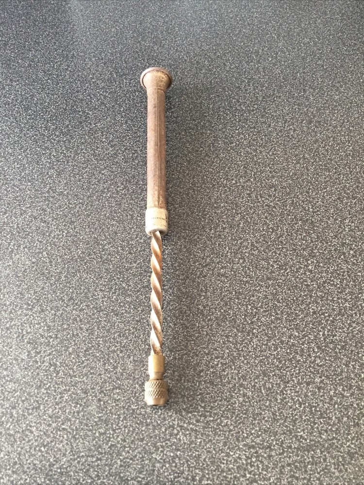 vintage FOREIGN Archimedes Hand drill 7”
