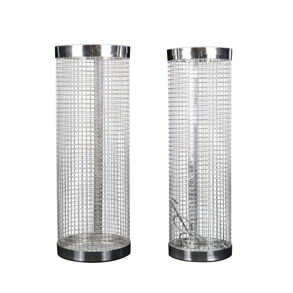 Outdoor Garden Compost Bin Round Metal Worm Composter Efficient Compost