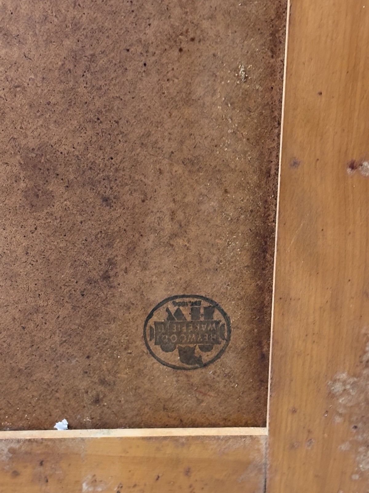 Heywood Wakefield Mid Century Modern Sculptura Vanity & Mirror Needs Refurbish