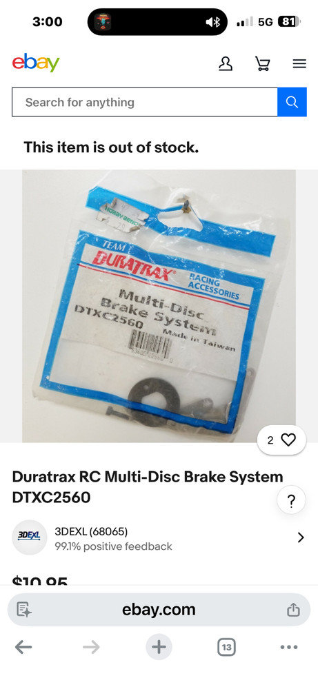 Duratrax RC Multi-Disc Brake System DTXC2560