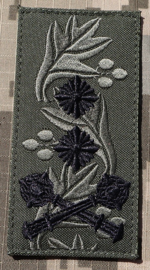 Ukrainian Lt-General rank patch on OD