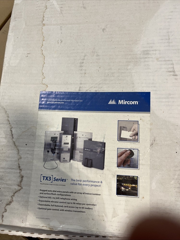 Mircom Technologies Summit TX3-1000-8C Telephone Entry Panel