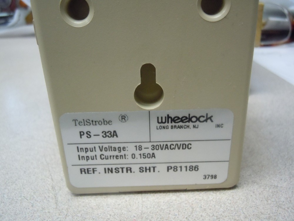 WHEELOCK PS-33A