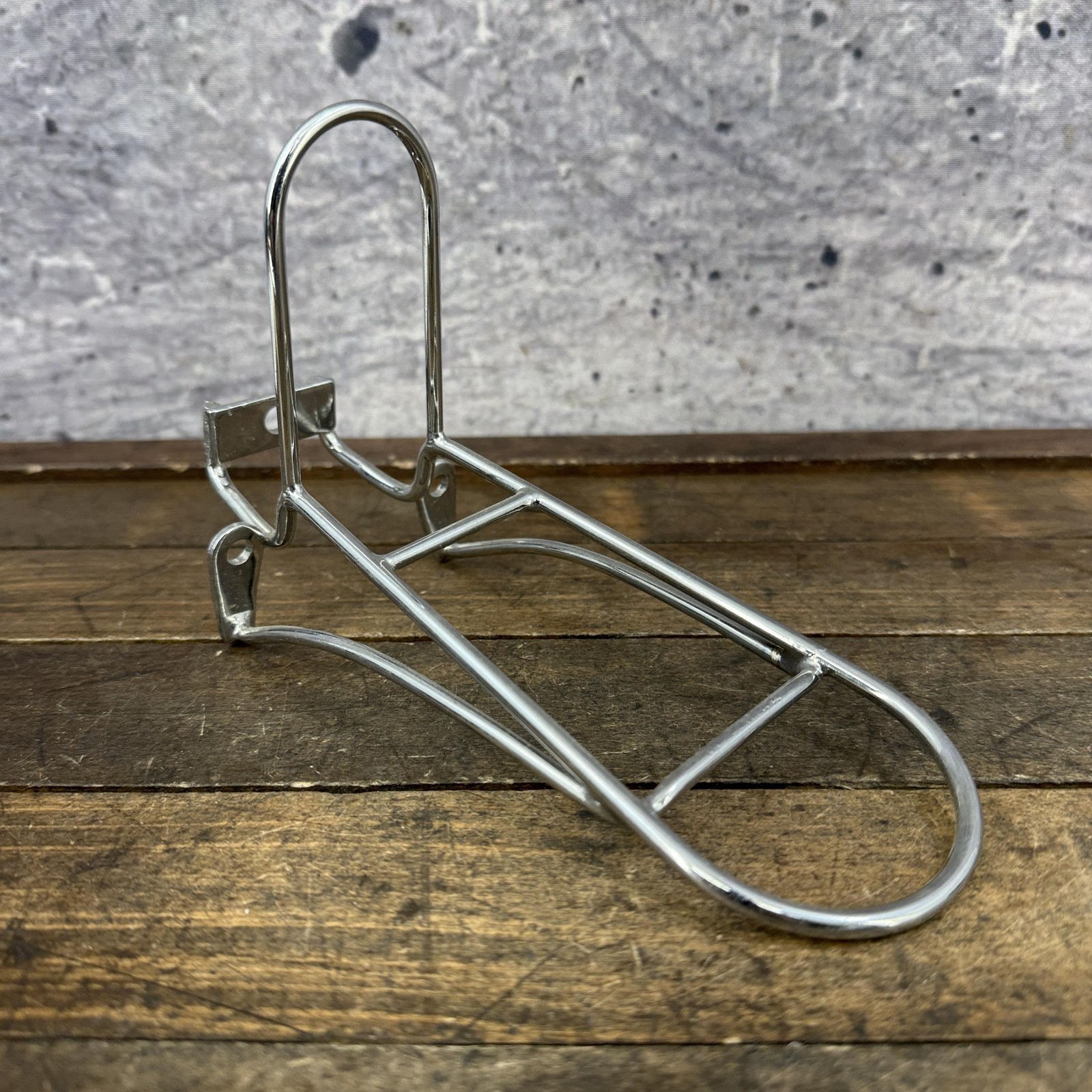 Vintage TA Front Rack NOS Brake Post Mount Carrier Steel France Porteur Chrome