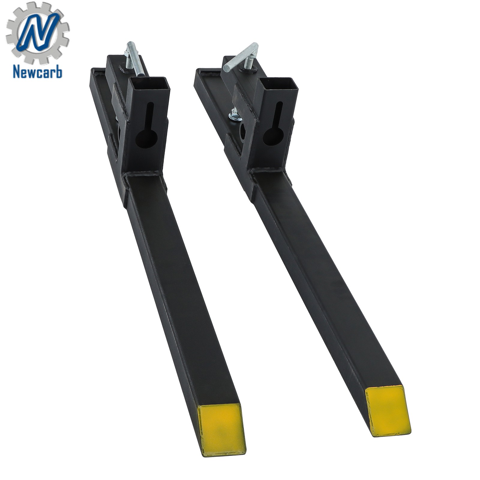 2000 Lbs 43" Clamp On Loader Bucket Forks Tractor Skid Steer Pallet Forks