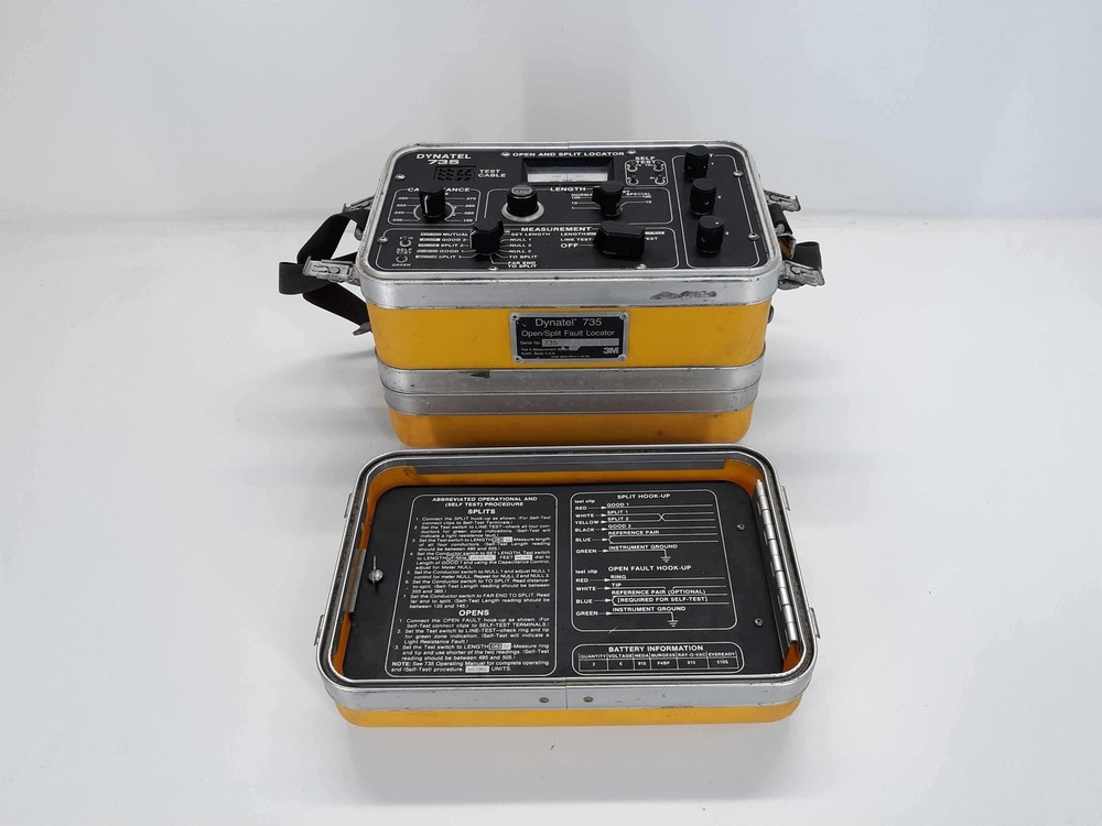 Dynatel MODEL 735 Portable Open/Split Cable Fault Locator