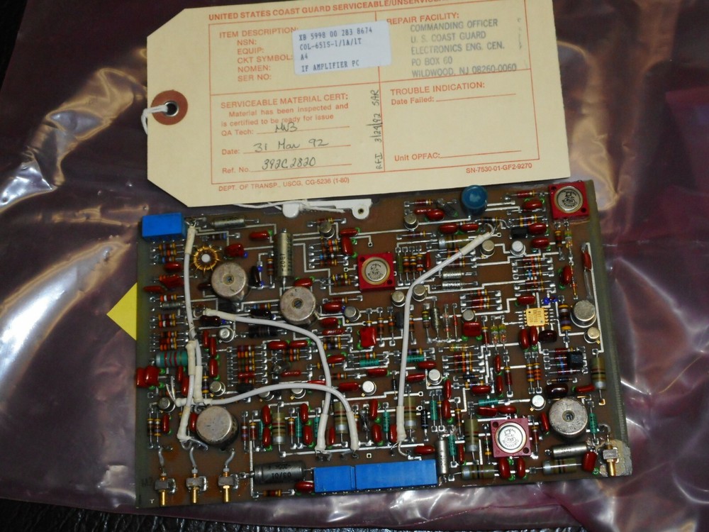 COLLINS 651-S1   IF AMPLIFER  BOARD A4  NEW