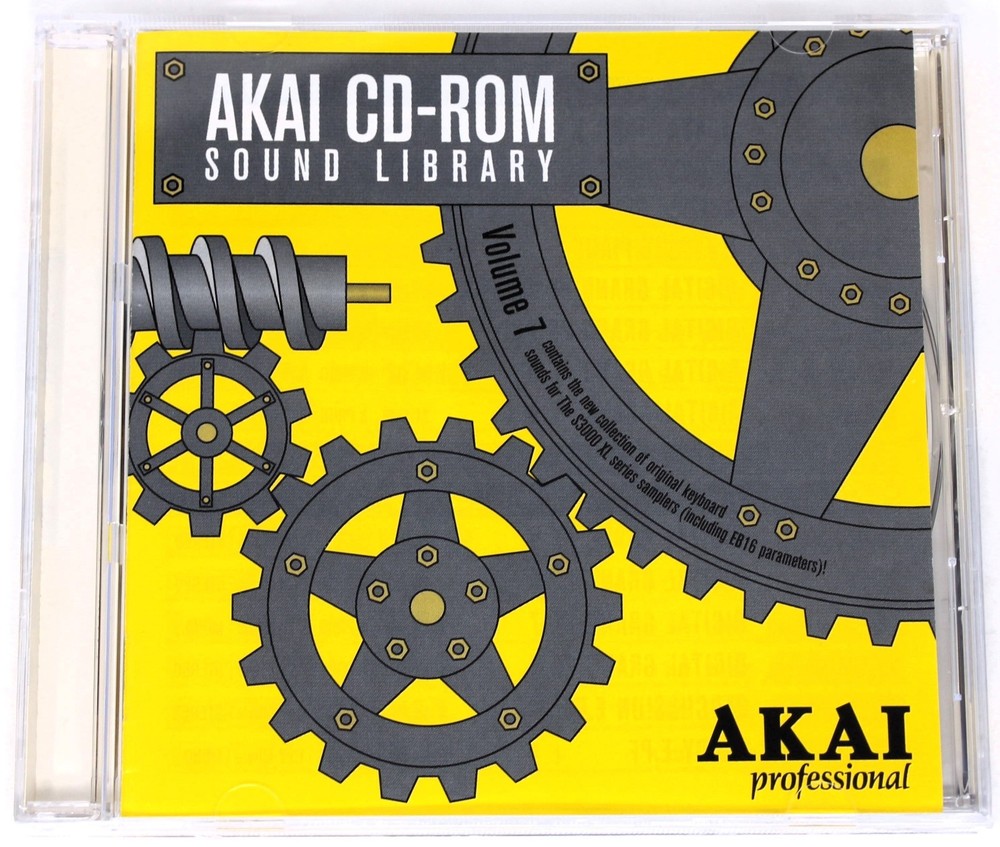 Akai Professional Sound Library Volume 7 Akai Format Sample Library Sampling CD
