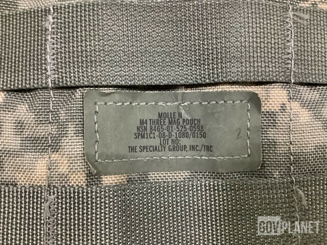 MOLLE ACU PATTERN TRIPLE (3) Magazine Pouch, quantity- 2