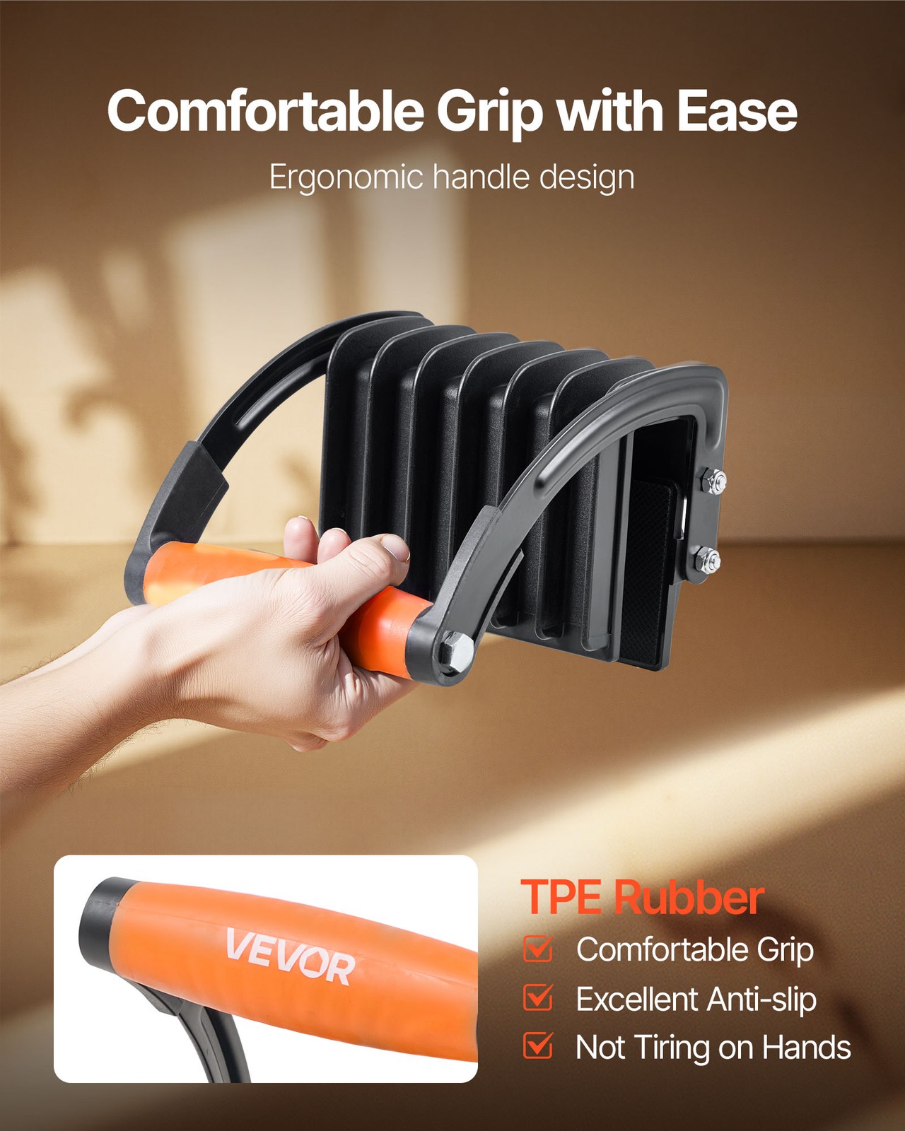 VEVOR 2 PCS Plywood Carrier 200 lbs Drywall Carrying Tool for 0-1 Inches Thick