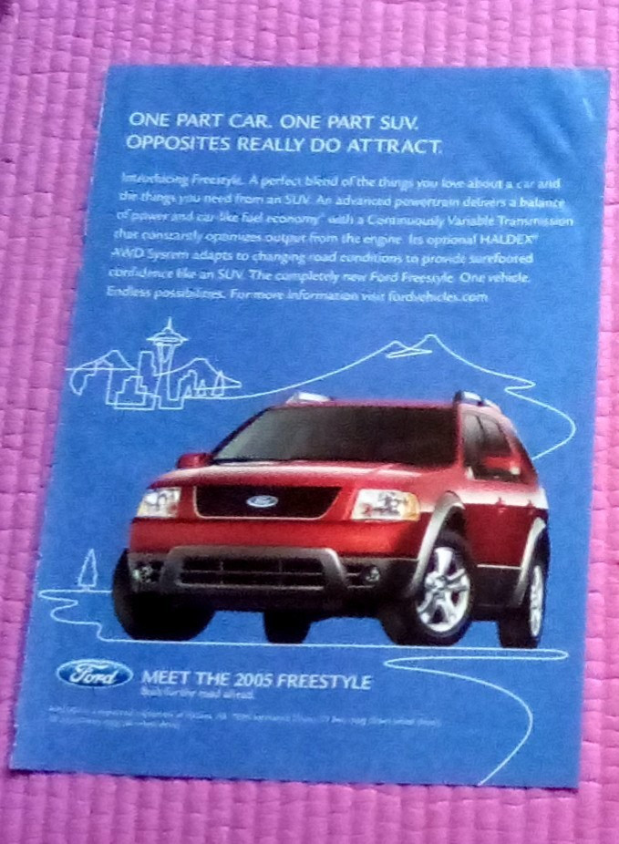 2005 Ford Freestyle Print Ad