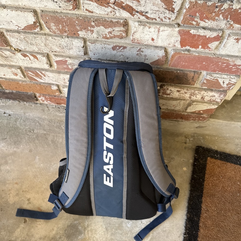 Used Easton Game Ready Blue Baseball Backpack