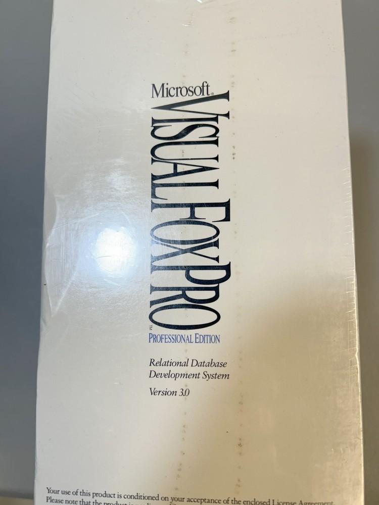 Microsoft Visual FoxPro Professional Ed Vrs 3.0 *NIB Unopened!*