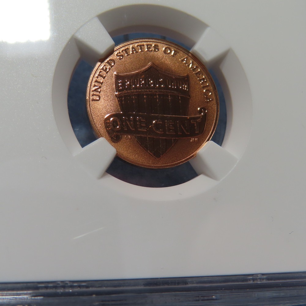 2018 S NGC PF 70 RD REVERSE PROOF SMALL CENT FROM SILVER REVERSE PROOF SET