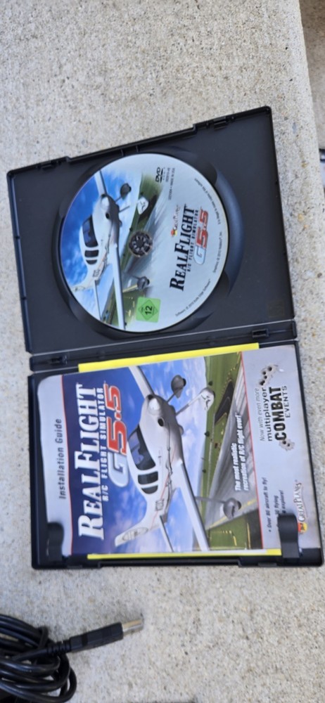 Futaba RealFlight R/C Flight Simulator Interlink Elite USB Controller +GAME G5.5