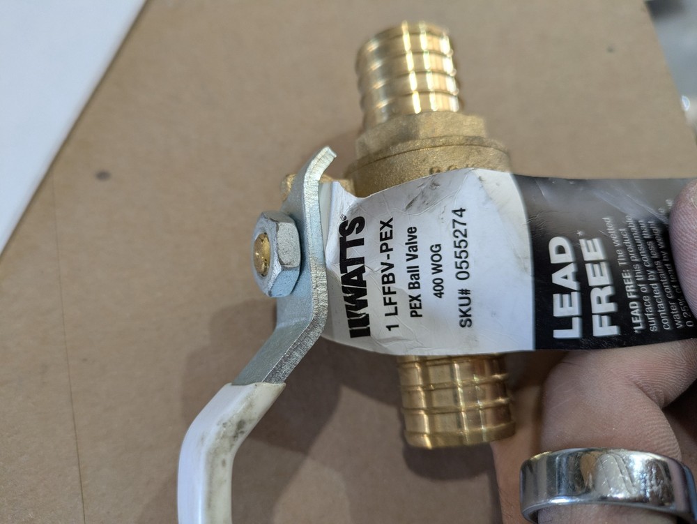 WATTS LFFBV-PEX BALL VALVE 0555274