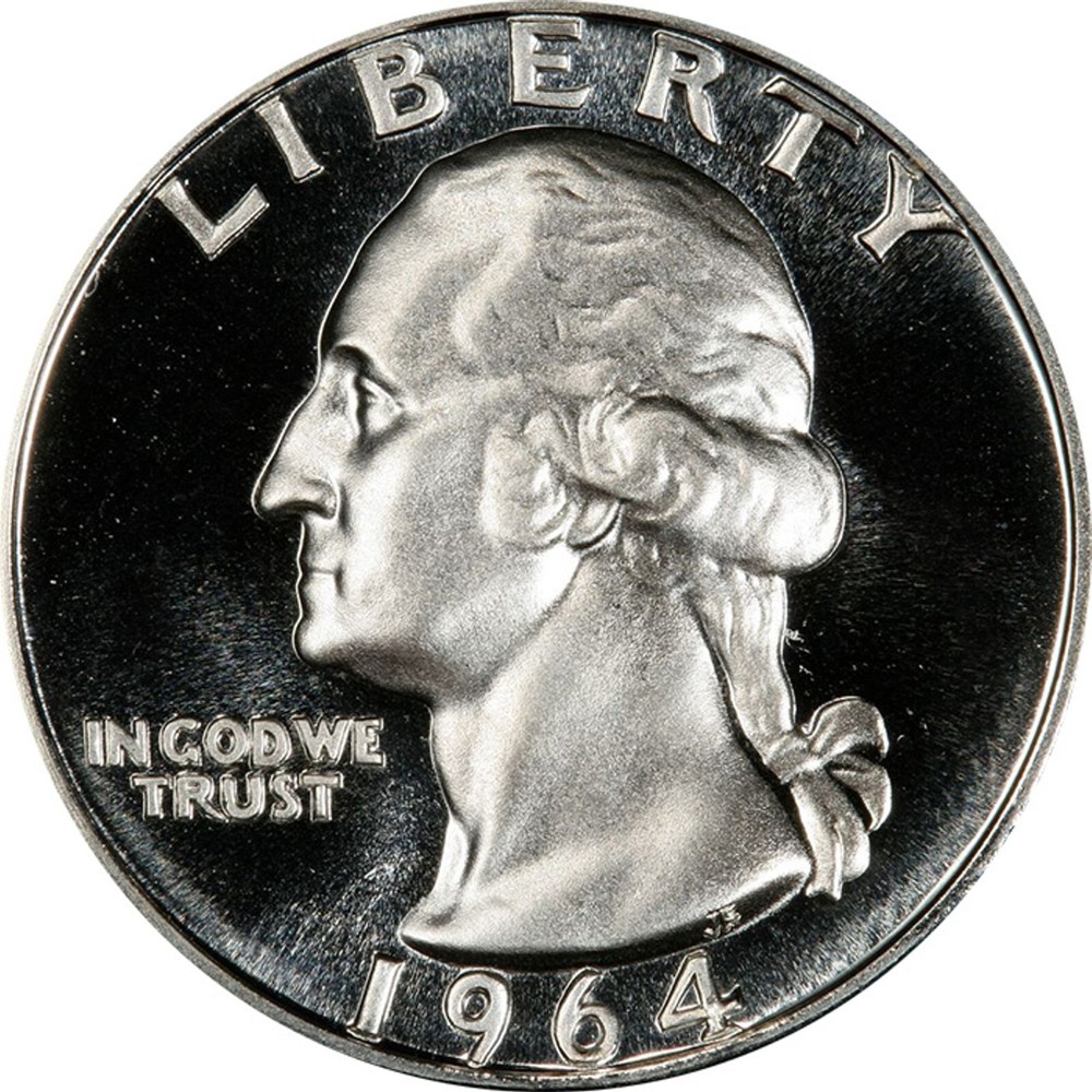 1964 Proof Washington Quarter