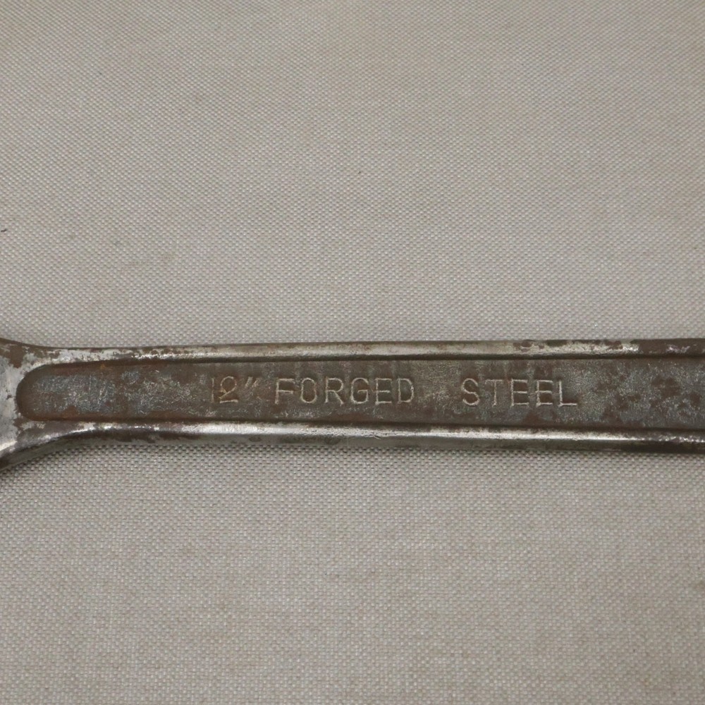 12in Adjustable Wrench Barn Wall Decor Rustic Heavy Patina