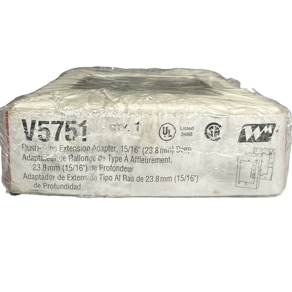 Wiremold/Legrand V5751 Flush-Type Extension Adapter