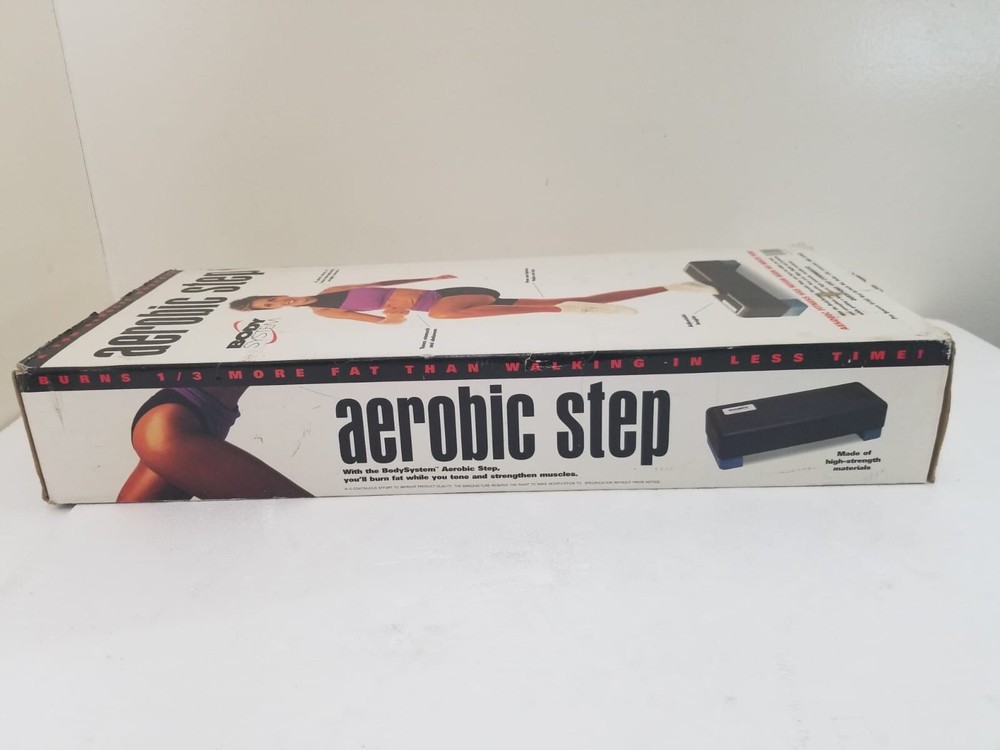 Step N' Shape Body Step Aerobic Exercise Stepper w/Riser -