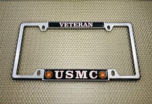 Chrome USMC Veteran Chrome - Style 1 - Officially Licensed