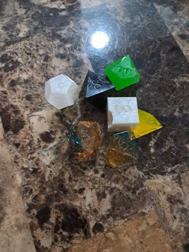 Dice Set Resin