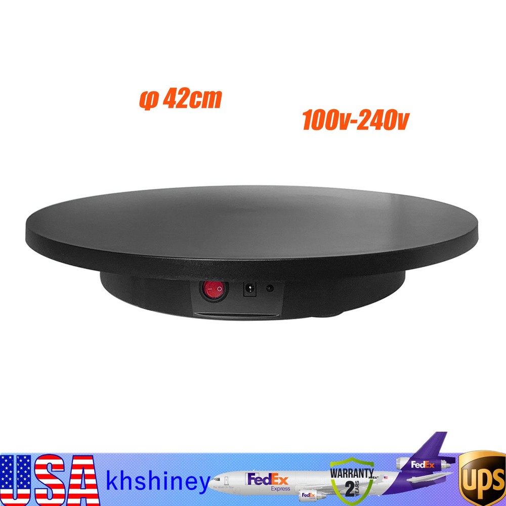 16.5" 360 Electric Motorized Rotating Turntable Display Stand Remote Control