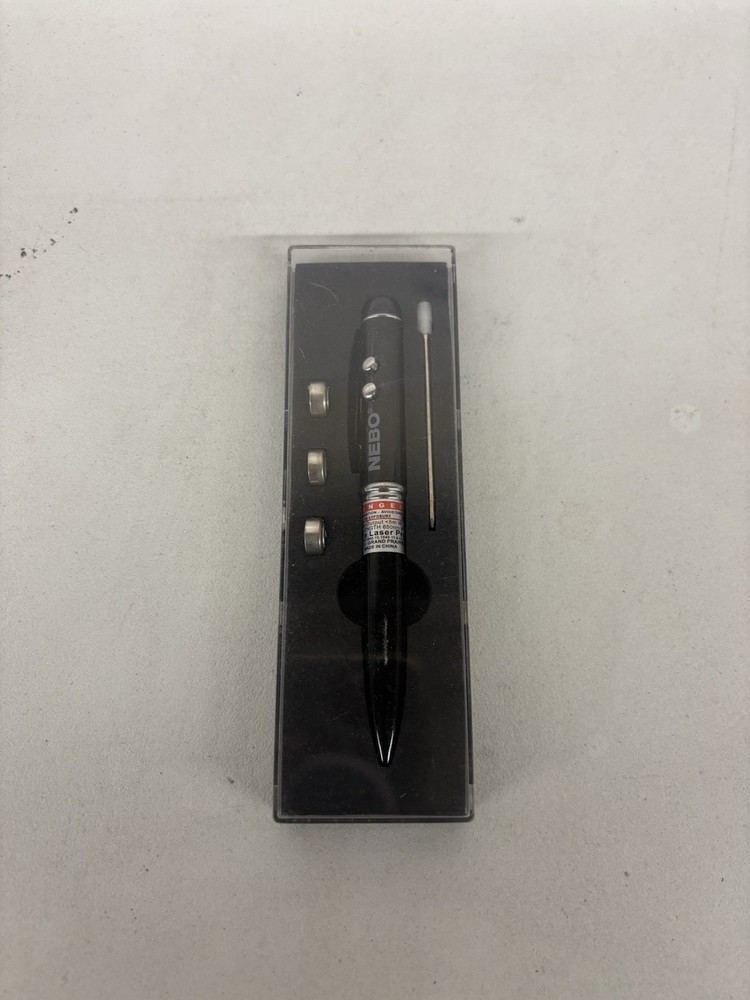 NEBO Ink Writing Pen Light Laser Pointer Flashlight WT12D